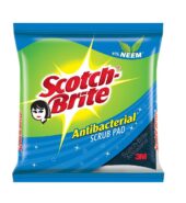 Scotch Brite Antibacterial Scrub Pad 2.75″X4″ (3P)