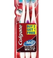 Colgate Toothbrush – 360 Degree Visible White Pack Of 3