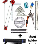 engineering instrument set for engineering drawing